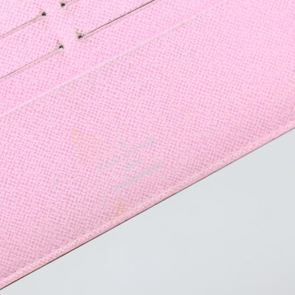 LOUIS VUITTON Multicolor PortefeuilleInsolite Wallet White M93750 Auth bs31244