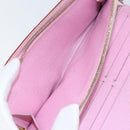 LOUIS VUITTON Multicolor PortefeuilleInsolite Wallet White M93750 Auth bs31244-16