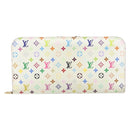 LOUIS VUITTON Multicolor PortefeuilleInsolite Wallet White M93750 Auth bs31244-2