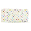 LOUIS VUITTON Multicolor PortefeuilleInsolite Wallet White M93750 Auth bs31244-3