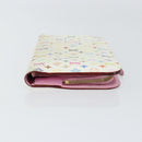 LOUIS VUITTON Multicolor PortefeuilleInsolite Wallet White M93750 Auth bs31244-4