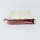 LOUIS VUITTON Multicolor PortefeuilleInsolite Wallet White M93750 Auth bs31244-5