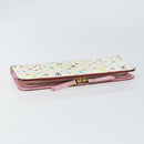 LOUIS VUITTON Multicolor PortefeuilleInsolite Wallet White M93750 Auth bs31244-6