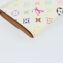 LOUIS VUITTON Multicolor Porte Monnaie Cozy Coin Purse White M60006 Auth bs31245-16