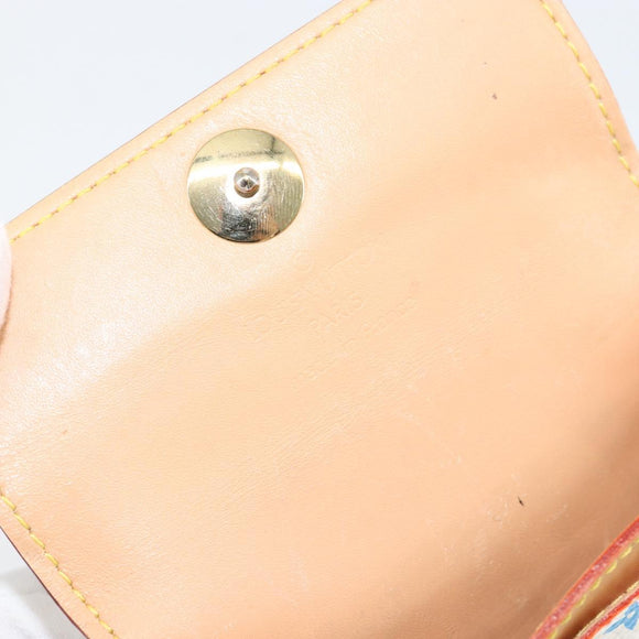 LOUIS VUITTON Multicolor Porte Monnaie Cozy Coin Purse White M60006 Auth bs31245