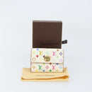 LOUIS VUITTON Multicolor Porte Monnaie Cozy Coin Purse White M60006 Auth bs31245-12