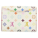 LOUIS VUITTON Multicolor Porte Monnaie Cozy Coin Purse White M60006 Auth bs31245-2