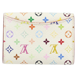 LOUIS VUITTON Multicolor Porte Monnaie Cozy Coin Purse White M60006 Auth bs31245 - 0