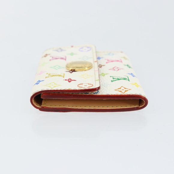 LOUIS VUITTON Multicolor Porte Monnaie Cozy Coin Purse White M60006 Auth bs31245