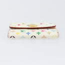 LOUIS VUITTON Multicolor Porte Monnaie Cozy Coin Purse White M60006 Auth bs31245-6