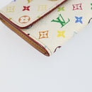 LOUIS VUITTON Multicolor Porte Monnaie Cozy Coin Purse White M60006 Auth bs31245-14