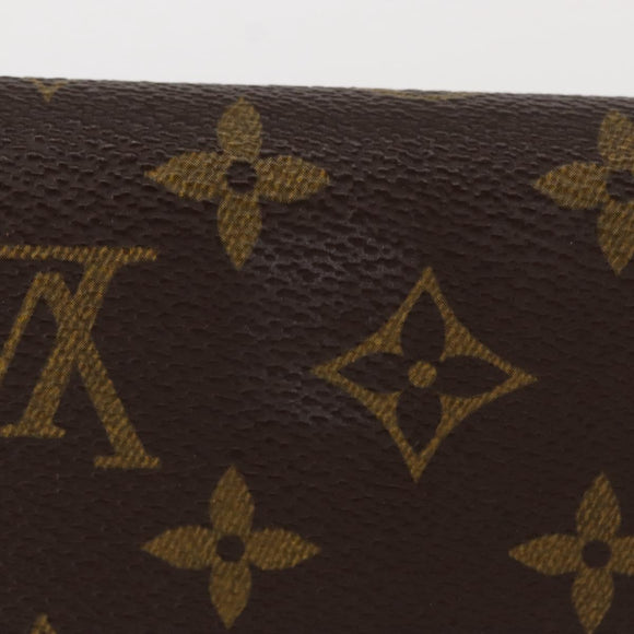 LOUIS VUITTON Monogram Porte Tresor Etui Papie Wallet M61202 LV Auth bs31247