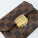LOUIS VUITTON Damier Ebene Portefeuille Joy Bifold Wallet N60034 LV Auth bs31248-17