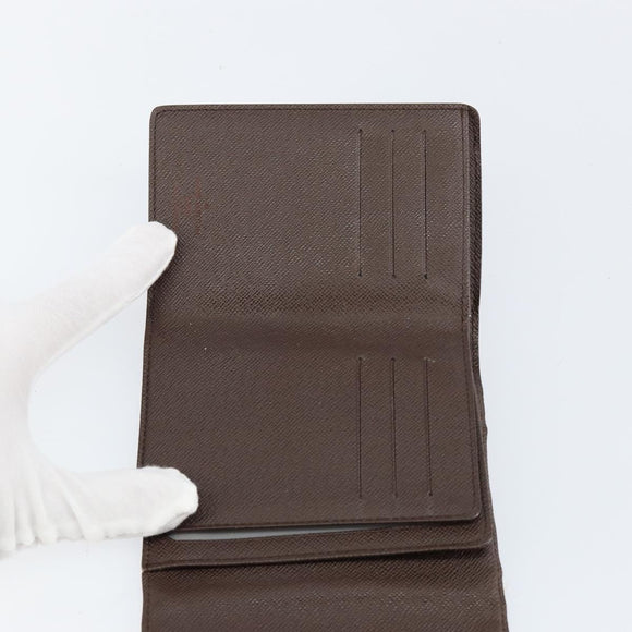 LOUIS VUITTON Damier Ebene Portefeuille Joy Bifold Wallet N60034 LV Auth bs31248