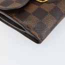 LOUIS VUITTON Damier Ebene Portefeuille Joy Bifold Wallet N60034 LV Auth bs31248-14