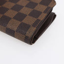 LOUIS VUITTON Damier Ebene Portefeuille Viennois Wallet N61674 LV Auth bs31250-15