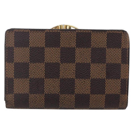 LOUIS VUITTON Damier Ebene Portefeuille Viennois Wallet N61674 LV Auth bs31250 - 0