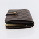 LOUIS VUITTON Damier Ebene Portefeuille Viennois Wallet N61674 LV Auth bs31250-3