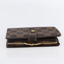LOUIS VUITTON Damier Ebene Portefeuille Viennois Wallet N61674 LV Auth bs31250-5