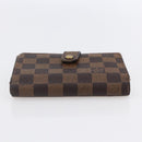 LOUIS VUITTON Damier Ebene Portefeuille Viennois Wallet N61674 LV Auth bs31250-6
