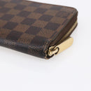 LOUIS VUITTON Damier Ebene Zippy Wallet Long Wallet N41661 LV Auth bs31251-15