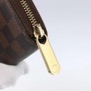 LOUIS VUITTON Damier Ebene Zippy Wallet Long Wallet N41661 LV Auth bs31251-8