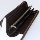 LOUIS VUITTON Damier Ebene Zippy Wallet Long Wallet N41661 LV Auth bs31251-18