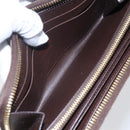 LOUIS VUITTON Damier Ebene Zippy Wallet Long Wallet N41661 LV Auth bs31251-10