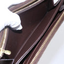 LOUIS VUITTON Damier Ebene Zippy Wallet Long Wallet N41661 LV Auth bs31251-20