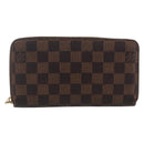 LOUIS VUITTON Damier Ebene Zippy Wallet Long Wallet N41661 LV Auth bs31251-13