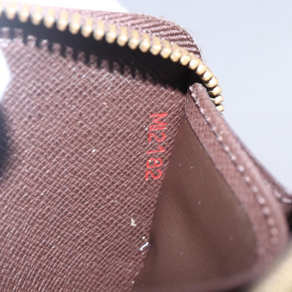 LOUIS VUITTON Damier Ebene Zippy Wallet Long Wallet N41661 LV Auth bs31251