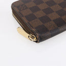 LOUIS VUITTON Damier Ebene Zippy Wallet Long Wallet N41661 LV Auth bs31251-14
