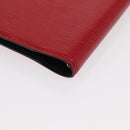LOUIS VUITTON Taiga Agenda PM Day Planner Cover Red Akajou R2004E Auth bs31254-17