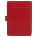 LOUIS VUITTON Taiga Agenda PM Day Planner Cover Red Akajou R2004E Auth bs31254-2
