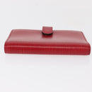 LOUIS VUITTON Taiga Agenda PM Day Planner Cover Red Akajou R2004E Auth bs31254-5