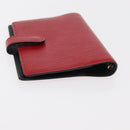 LOUIS VUITTON Taiga Agenda PM Day Planner Cover Red Akajou R2004E Auth bs31254-6