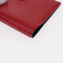 LOUIS VUITTON Taiga Agenda PM Day Planner Cover Red Akajou R2004E Auth bs31254-14