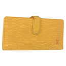 LOUIS VUITTON Epi Continental Viennois Long Wallet Yellow M63259 LV Auth bs31255-1