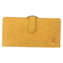LOUIS VUITTON Epi Continental Viennois Long Wallet Yellow M63259 LV Auth bs31255-13