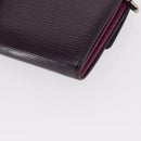 LOUIS VUITTON Epi Portefeiulle Sarah Wallet Purple Cassis M6374K LV Auth bs31256-16