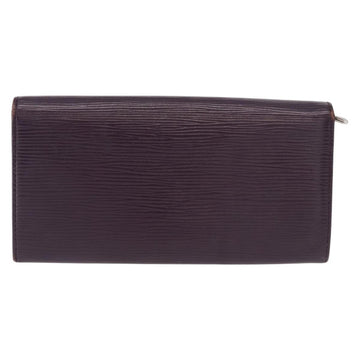 LOUIS VUITTON Epi Portefeiulle Sarah Wallet Purple Cassis M6374K LV Auth bs31256 - 0