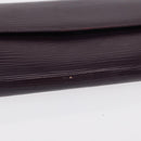 LOUIS VUITTON Epi Portefeiulle Sarah Wallet Purple Cassis M6374K LV Auth bs31256-7