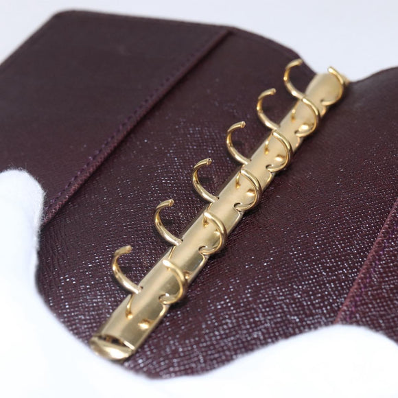 LOUIS VUITTON Taiga Leather Agenda MM Planner Cover Acajou R20416 Auth bs31257