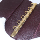 LOUIS VUITTON Taiga Leather Agenda MM Planner Cover Acajou R20416 Auth bs31257-20