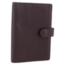 LOUIS VUITTON Taiga Agenda PM Day Planner Cover Acajou R20416 LV Auth bs31257-1