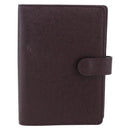LOUIS VUITTON Taiga Leather Agenda MM Planner Cover Acajou R20416 Auth bs31257-13