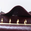 LOUIS VUITTON Taiga Leather Agenda MM Planner Cover Acajou R20416 Auth bs31257-11