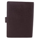 LOUIS VUITTON Taiga Leather Agenda MM Planner Cover Acajou R20416 Auth bs31257-2