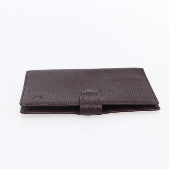 LOUIS VUITTON Taiga Leather Agenda MM Planner Cover Acajou R20416 Auth bs31257