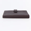 LOUIS VUITTON Taiga Leather Agenda MM Planner Cover Acajou R20416 Auth bs31257-4